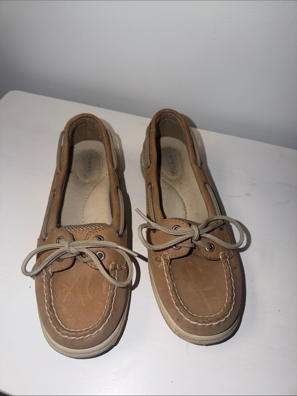 Women’s Sperry Tan Boat Shoes - Classic Slip-On Deck Loafers